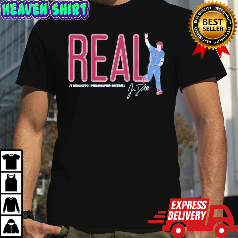Jt Realmuto Real Philadelphia Phillies Baseball Signature Shirt