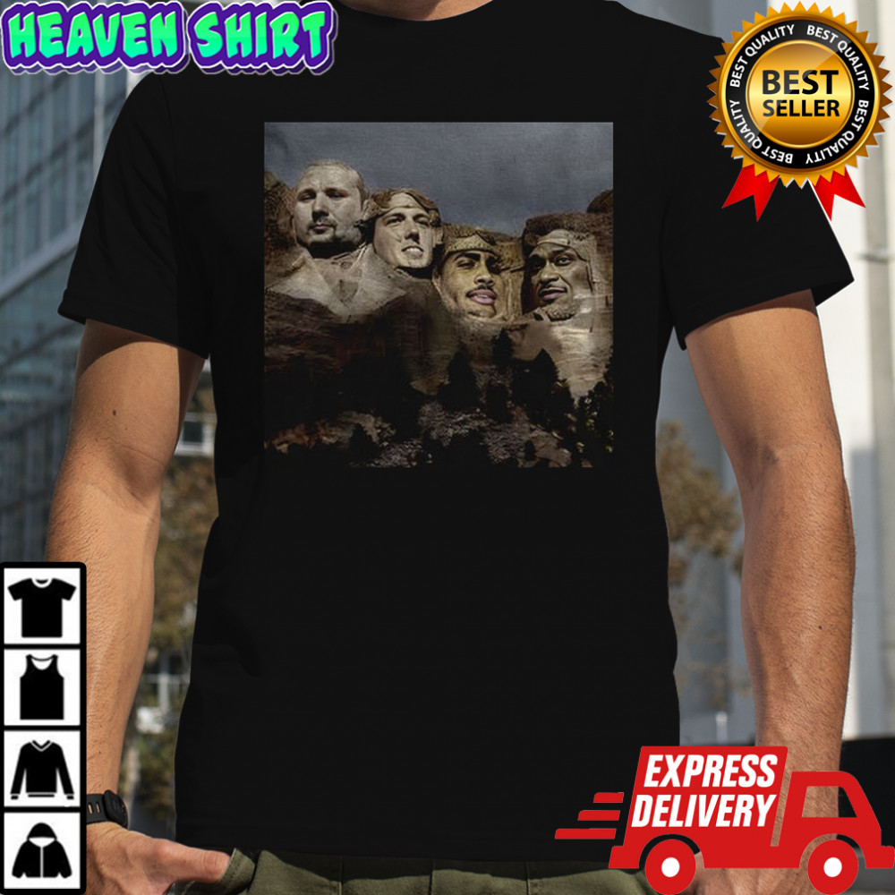 Julio Rodriguez Cal Raleigh Jorge Polanco Seattle Mariners Postseason Mount Rushmore MLB Baseball shirt