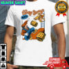 Jumping Savior cartoon funny T-shirts