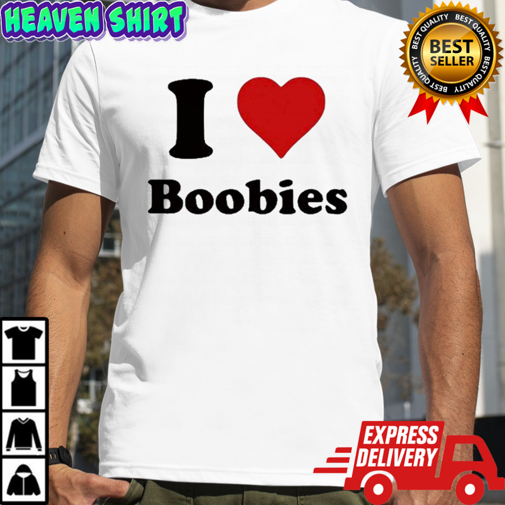 Jungwon I Love Boobies T-shirt