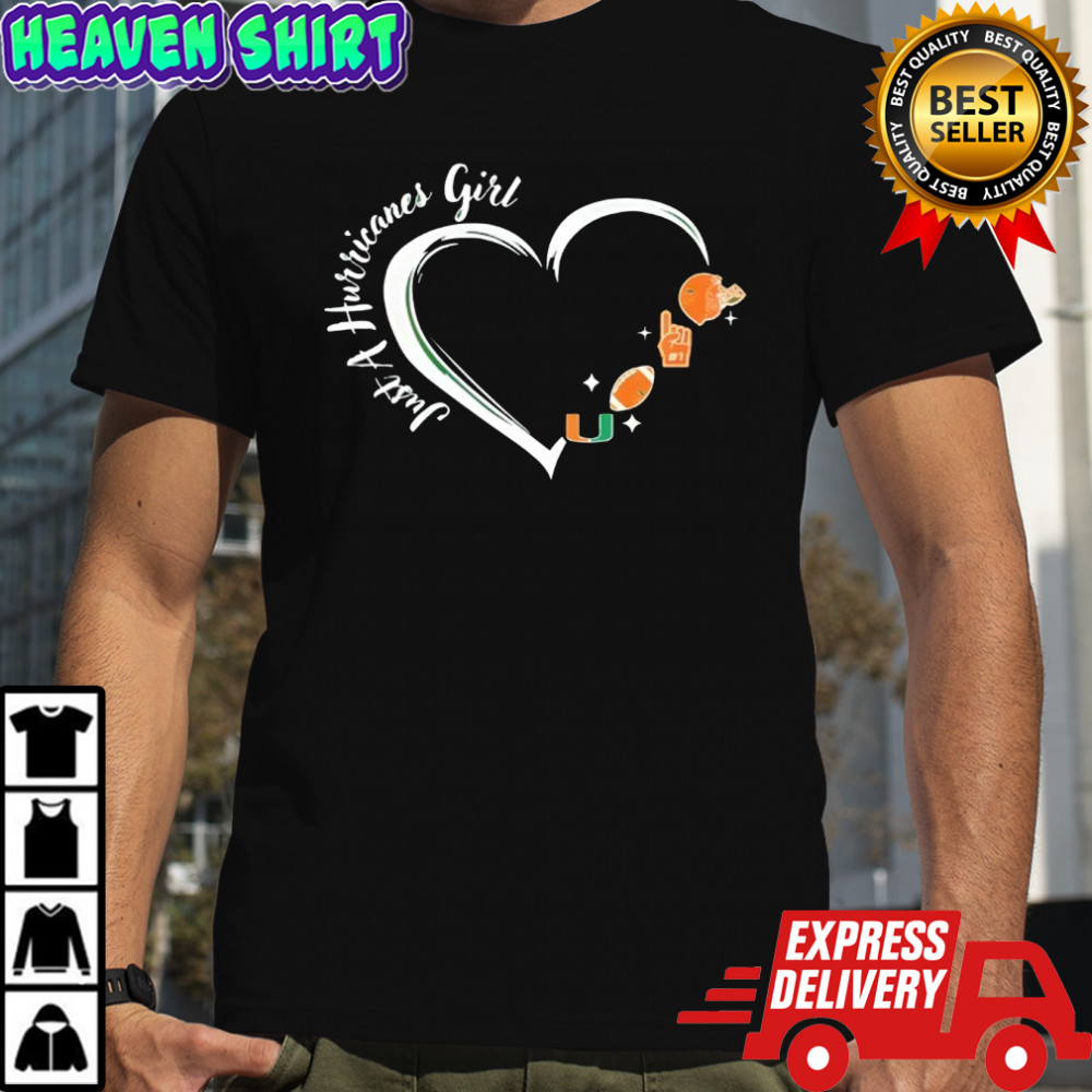 Just A Miami Hurricanes Girl shirt