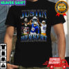 Justin Herbert Los Angeles Chargers football player collage vintage shirt