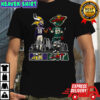 Justin Jefferson Minnesota Vikings touch hand Kirill Kaprizov Minnesota Wild shirt