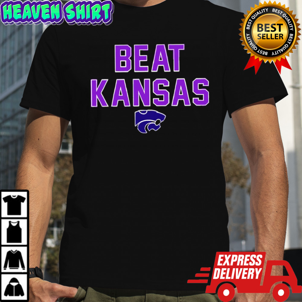 K-State Beat Kansas logo T-shirts