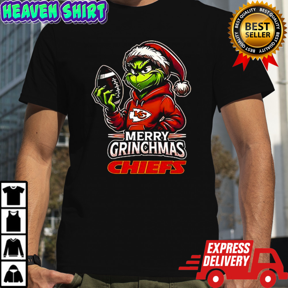 Kansas City Chiefs Merry Grinchmas they hate us because they ain’t us Graphic T-Shirt