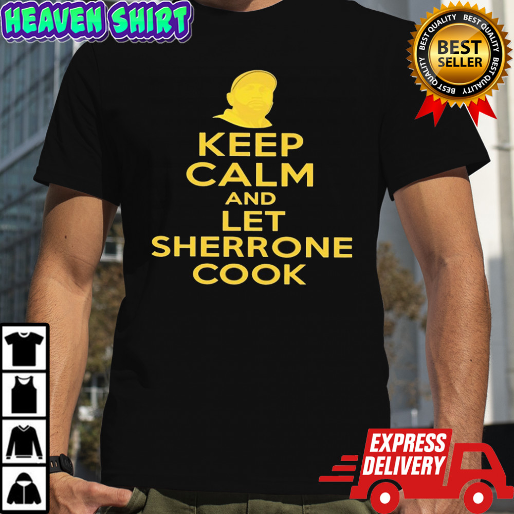 Keep calm and let Sherrone Cook shirt