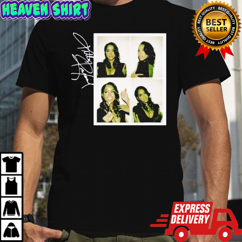Kelly Rowland Polaroid signature shirt