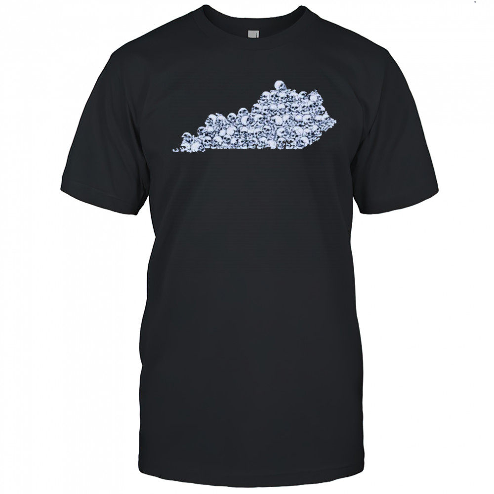 Kentucky Skulls Shape T-shirt