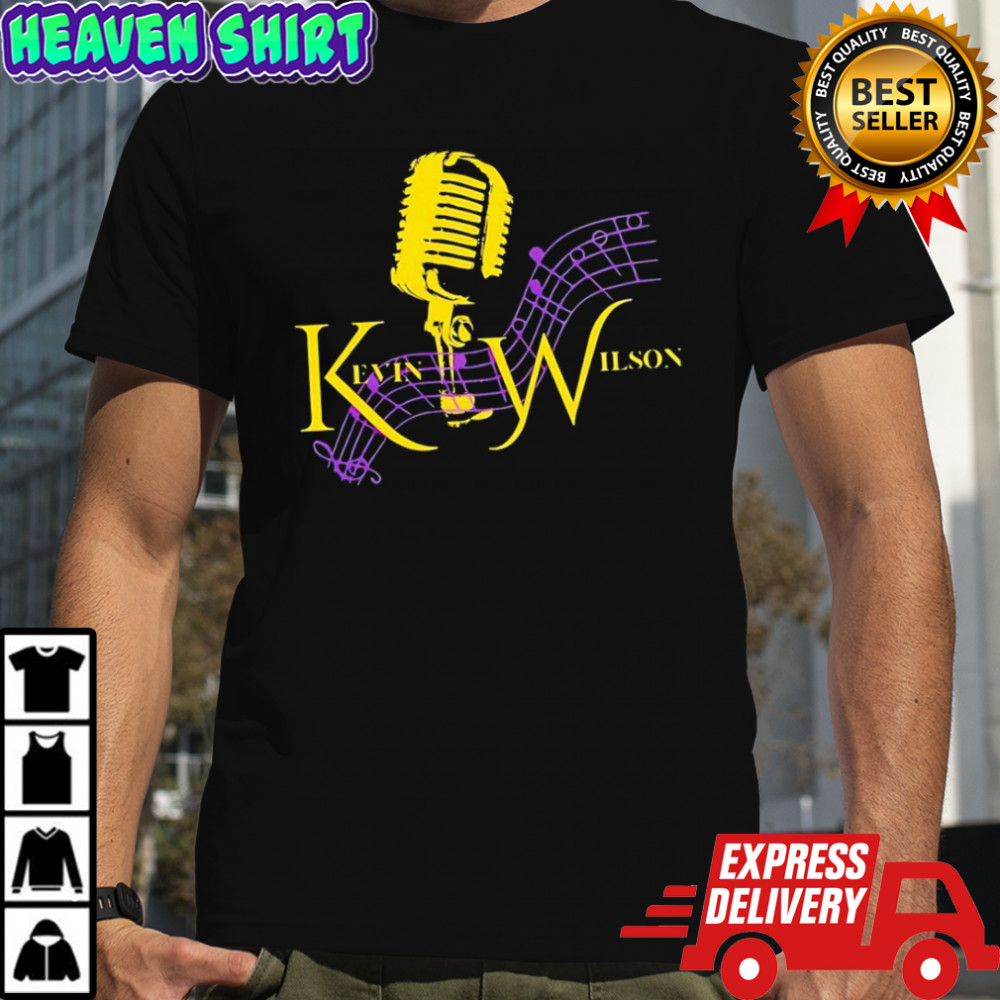 Kevin WiIson microphone T-shirts