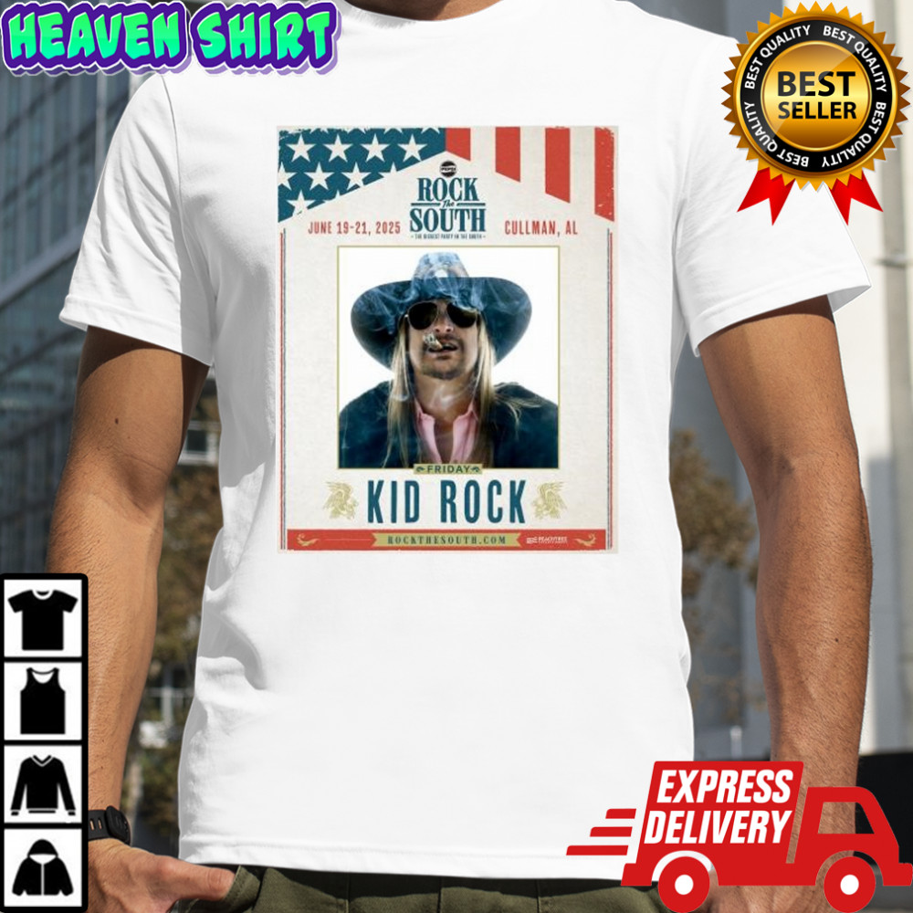 Kid Rock Rock The South The Biggest Party In The South 2025 T-shirt