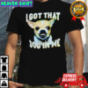 Kiké Hernández wearing I got that dog in me shirt