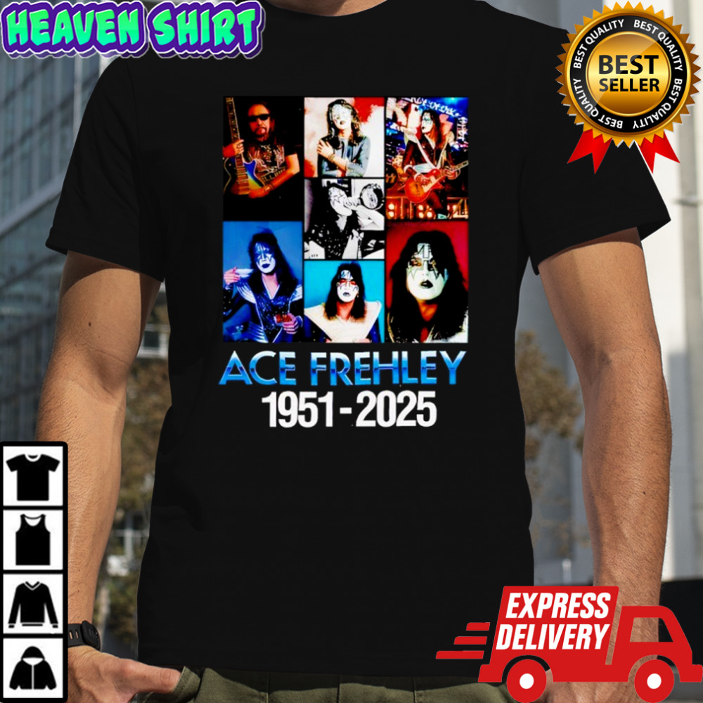 KISS Ace Frehley 1951-2025 shirt