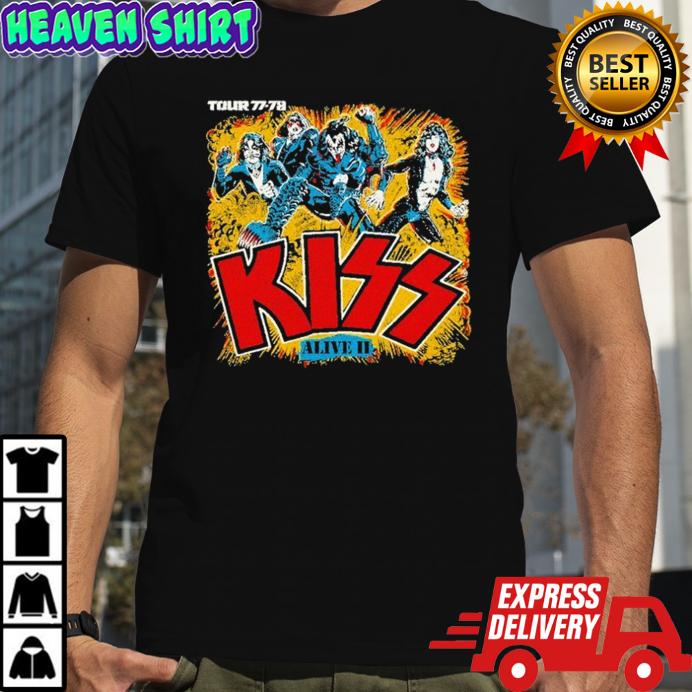 Kiss Alive II 77-78 T-shirt