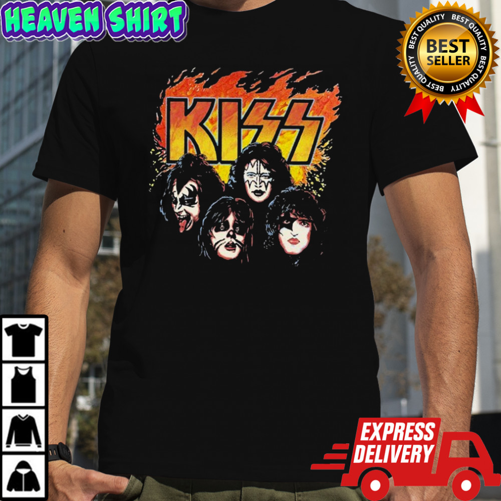Kiss Hot Hot Hotter Than Hell T-shirt