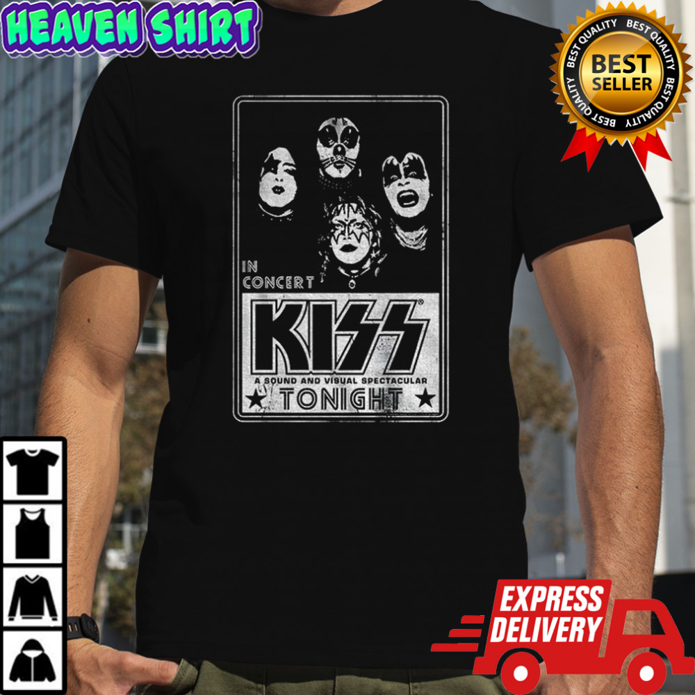 Kiss Kiss tonight in concert a sound and visual spectacular shirt