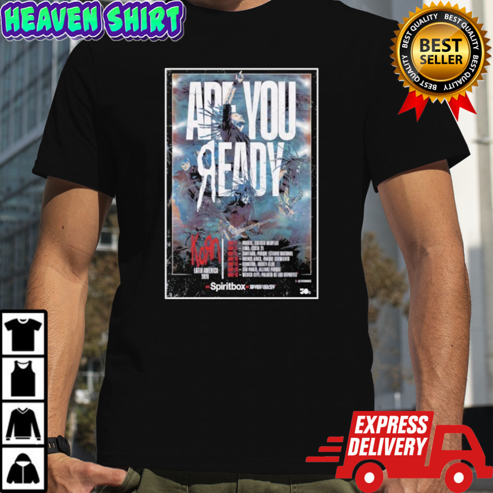 KoRn Latin America 2026 Poster shirt