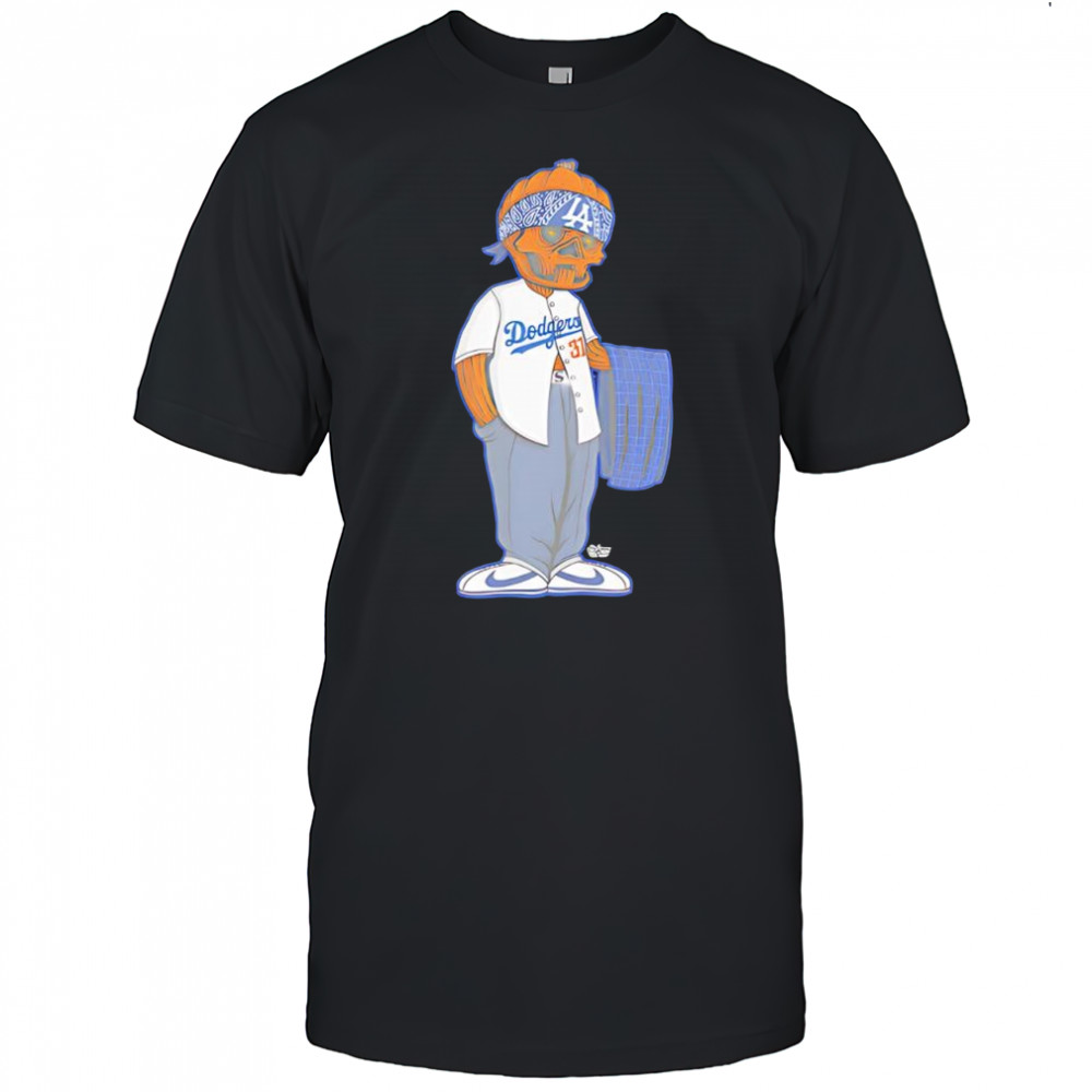 LA Dodgers Halloween Pumpkin Homie character shirt