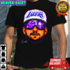 Lakers Luka Large Face Portrait Basketball heard signature shirt