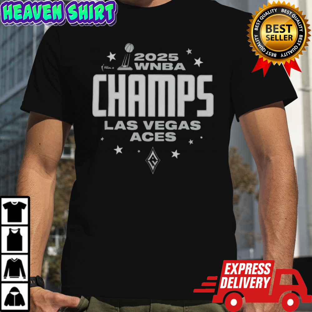 Las Vegas Aces 2025 WNBA Finals Champions Victory T-Shirt