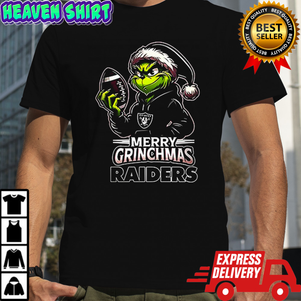 Las Vegas Raiders Merry Grinchmas they hate us because they ain’t us shirt
