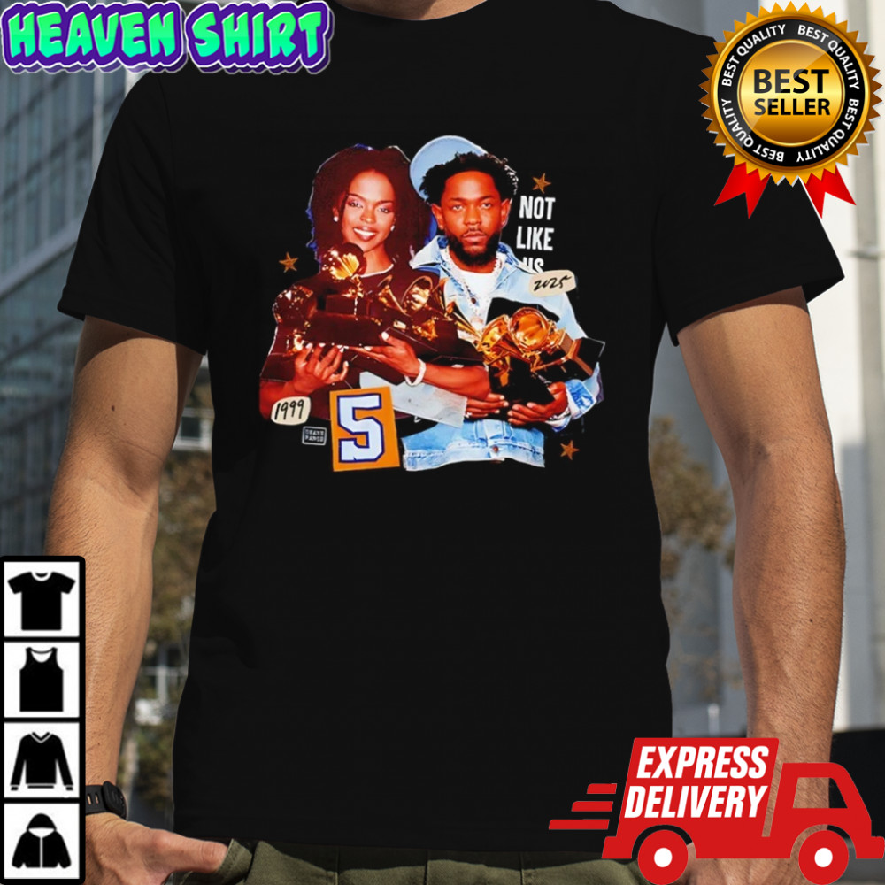 Lauryn Hill x Kendrick Lamar not like us 2025 shirt