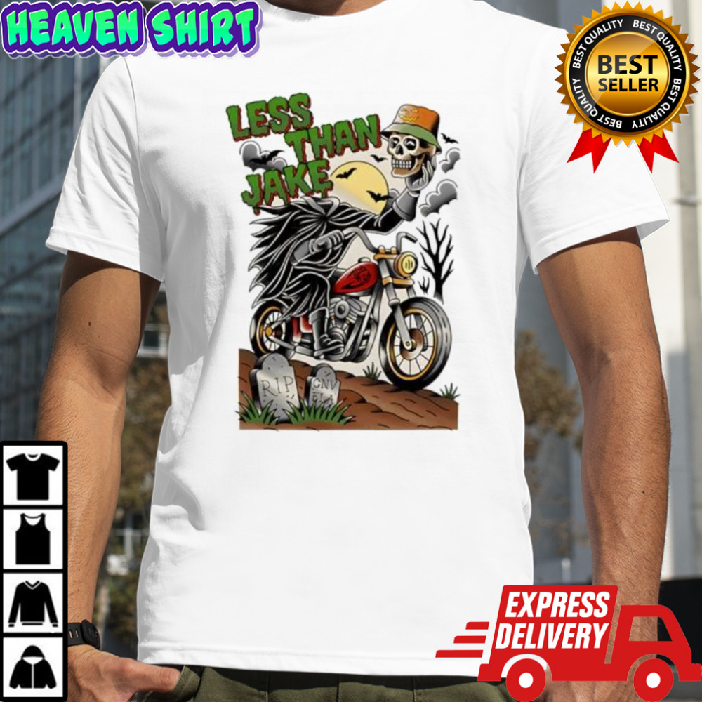 Less Than Jake Skeleton Halloween shirt