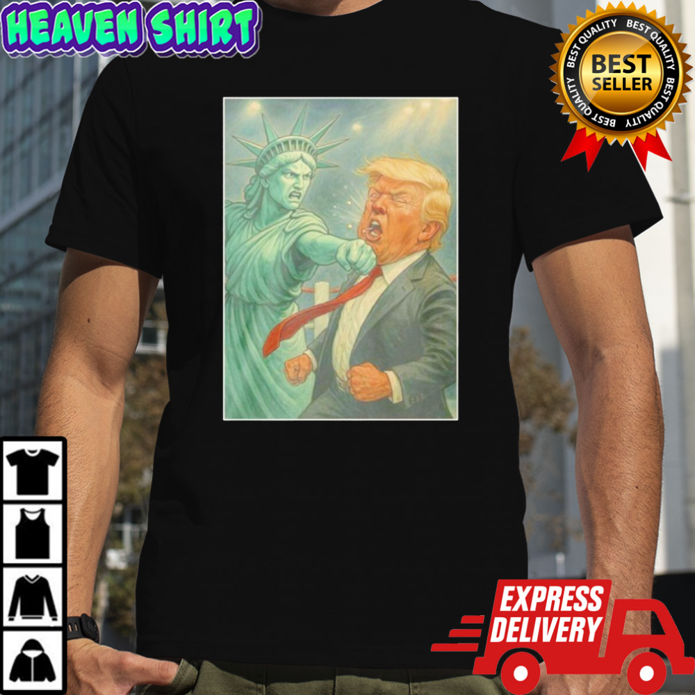 Liberty Vs Trump Iconic Showdown Shirt
