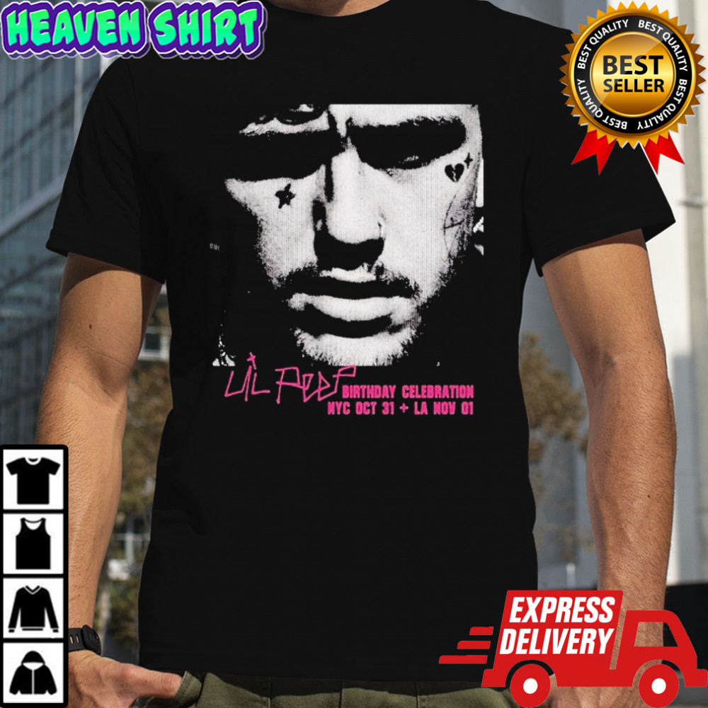 Lil Peep Birthday Celebration 2025 In New York City On October 31 And Los Angeles On November 11 T-Shirt