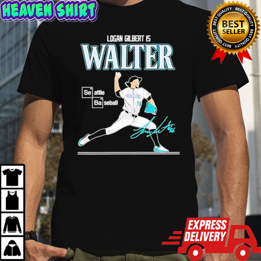 Logan Gilbert is Walter Seattle Mariners baseball signature shirt