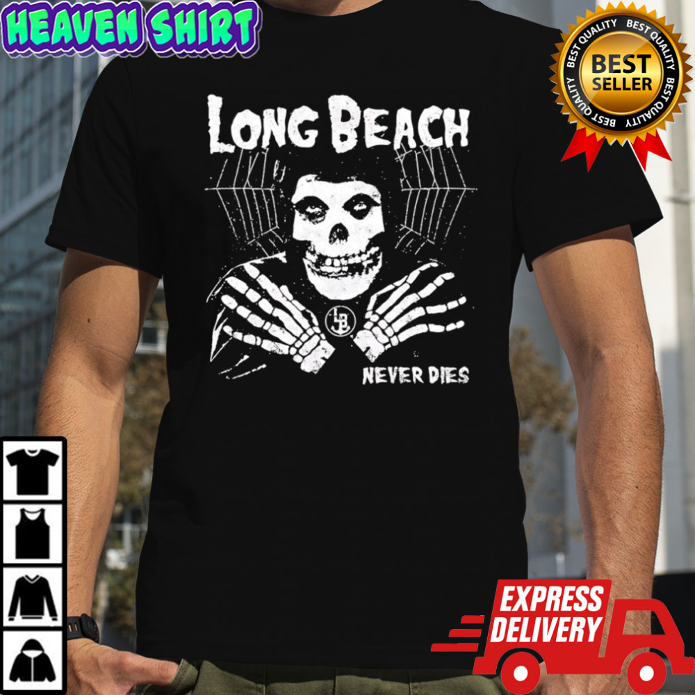 Long Beach Never Dies skeleton shirt