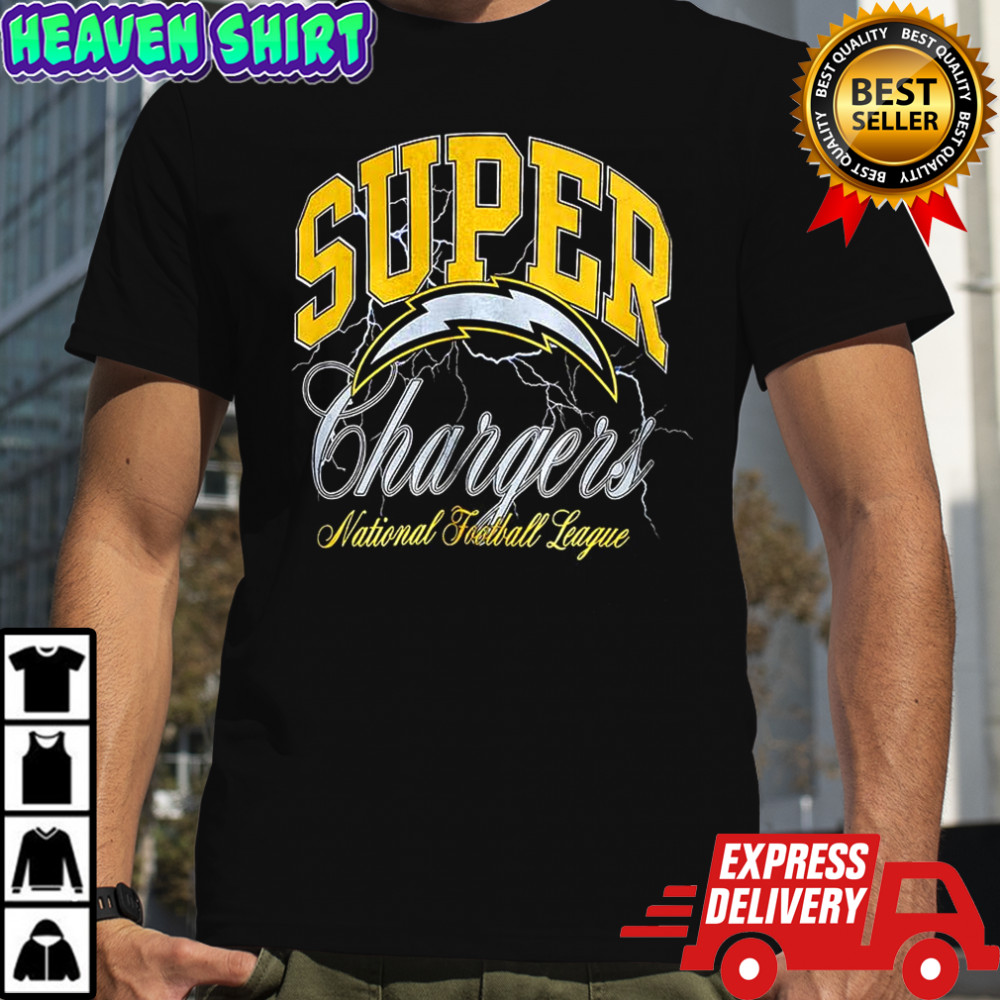 Los Angeles Chargers Super National football league lightning shirt