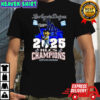 Los Angeles Dodgers 2025 NLCS Champions mascot team graphic signatures shirt