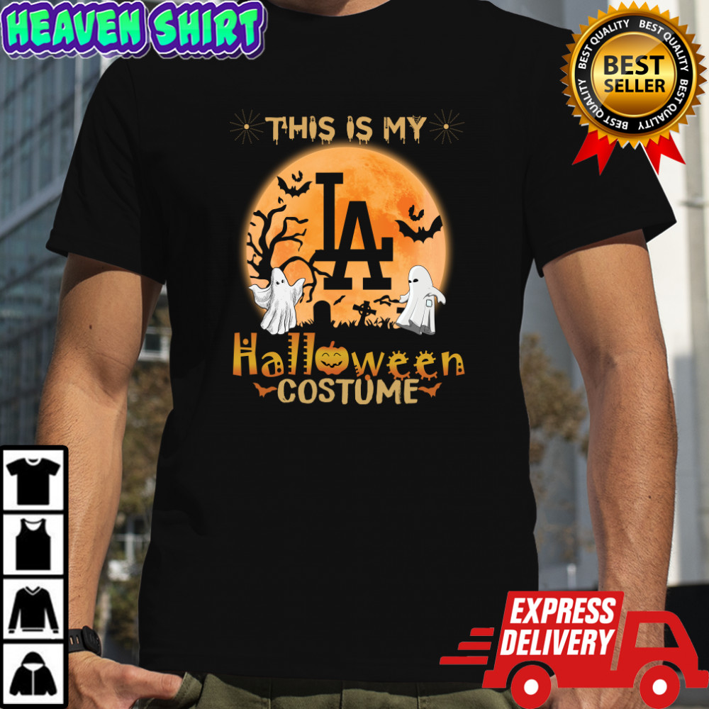 Los Angeles Dodgers Boos This Is My Halloween Costume Moon Shirt