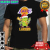 Los Angeles Lakers Christmas Grinch Santa Holiday shirt