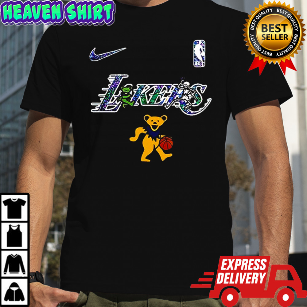 Los Angeles Lakers Grateful Dead 60th anniversary bears shirt