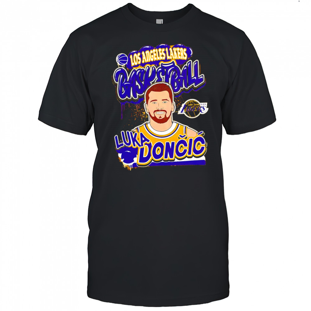 Los Angeles Lakers Luka Doncic #77 Yellow Baller art shirt