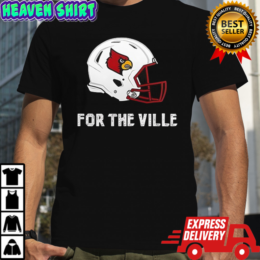 Louisville Cardinals for the ville mascot helmet shirt