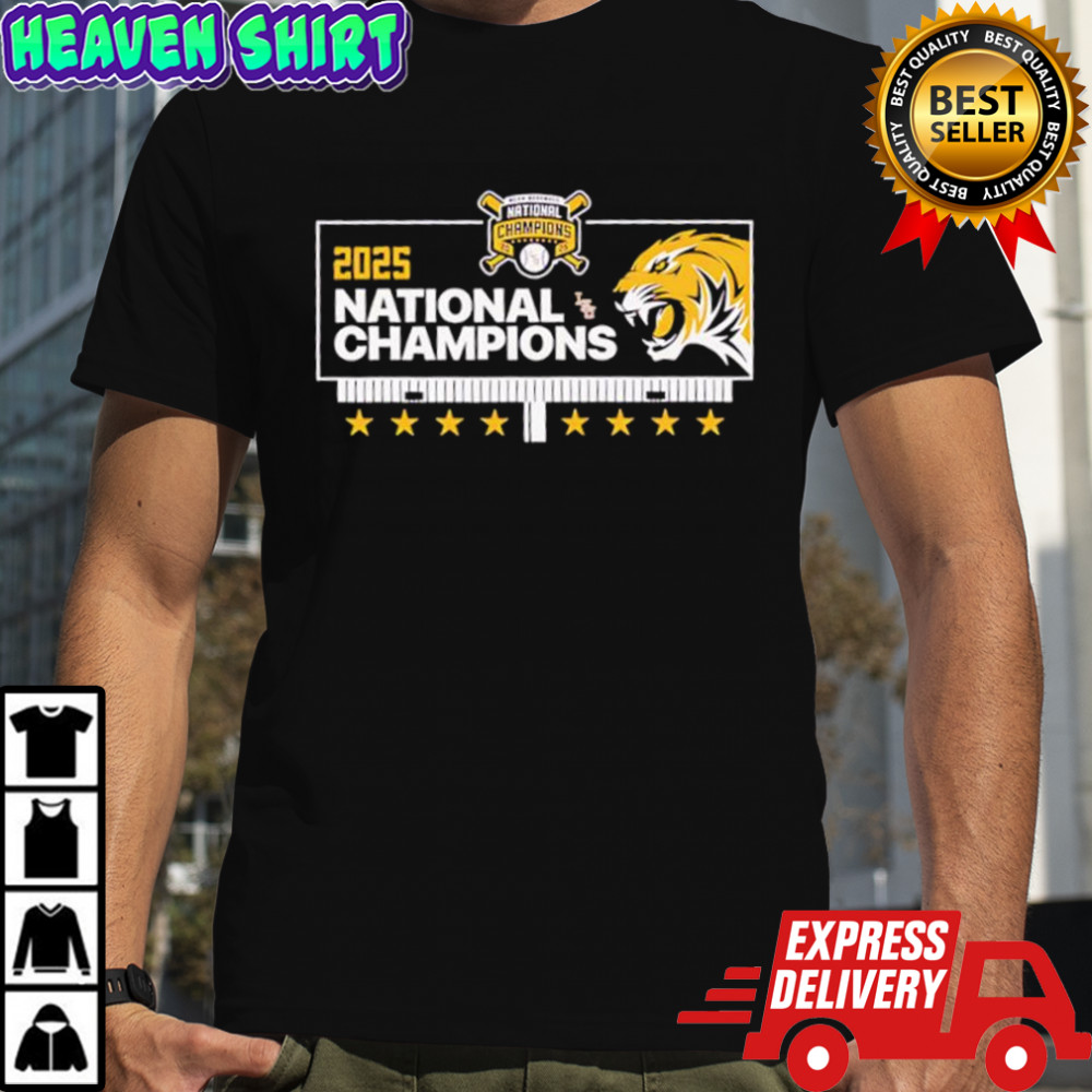 LSU Baseball 2025 National Champions mascot logo shirt
