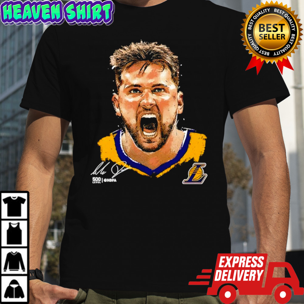 Luka Doncic Los Angeles Laker signature shirt