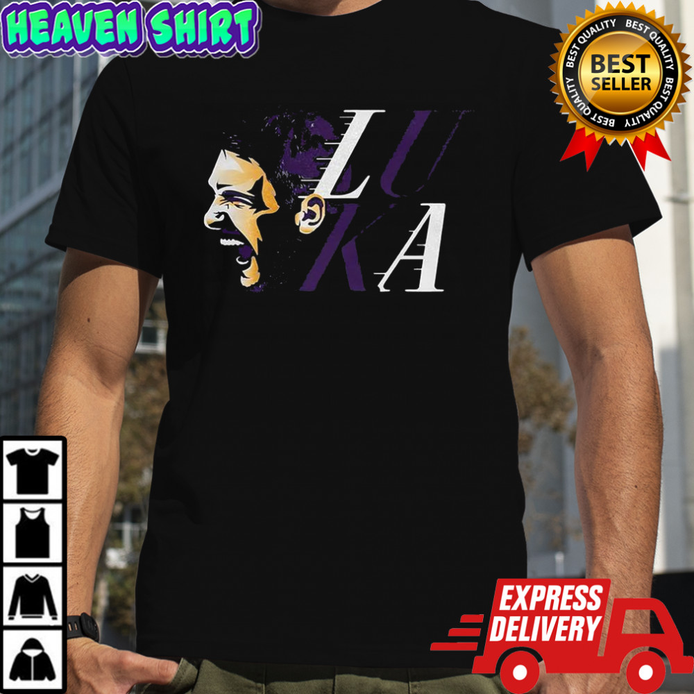 Luka Doncic Los Angeles Lakers basketball big face shirt