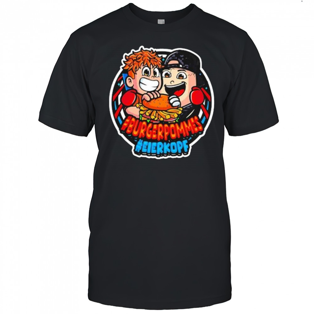 LukasBS BurgerPommes Eierkopf T-shirt
