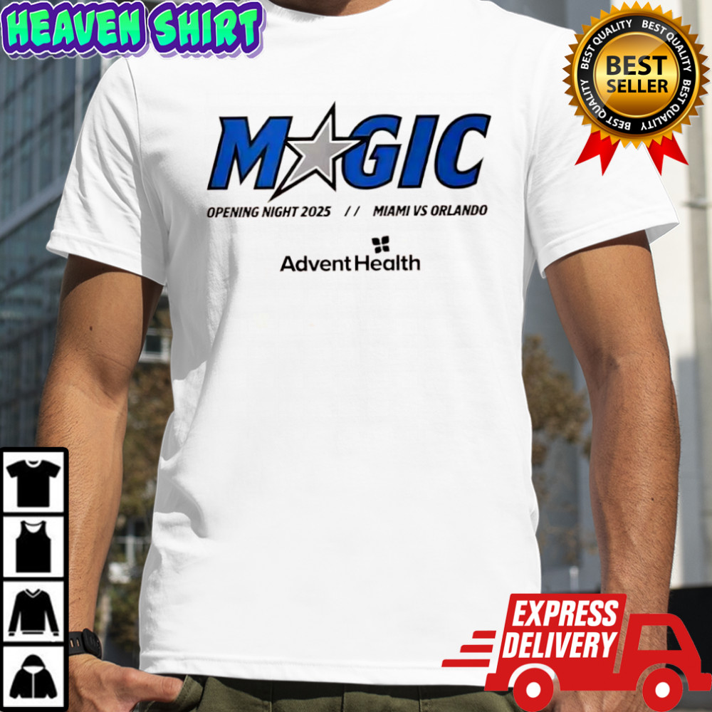 Magic Open the 2025 Miami vs Orlando AdventHealth shirt