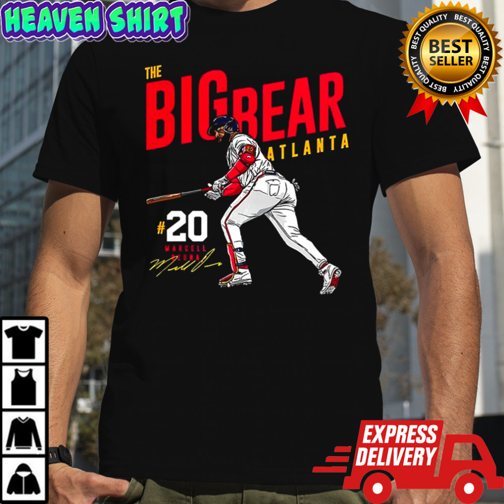 Marcell Ozuna Atlanta Braves baseball the Big Bear signature shirt