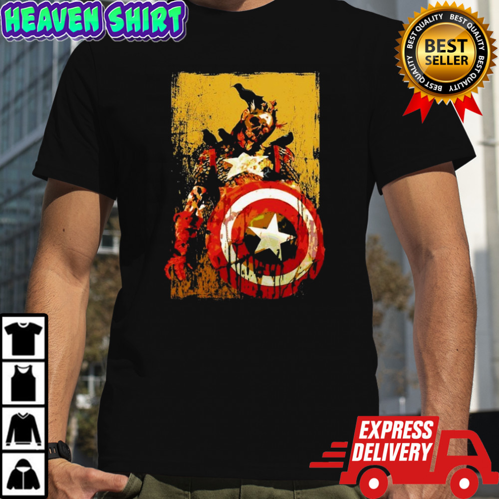 Marvel Zombies Captain America Crows T-shirt