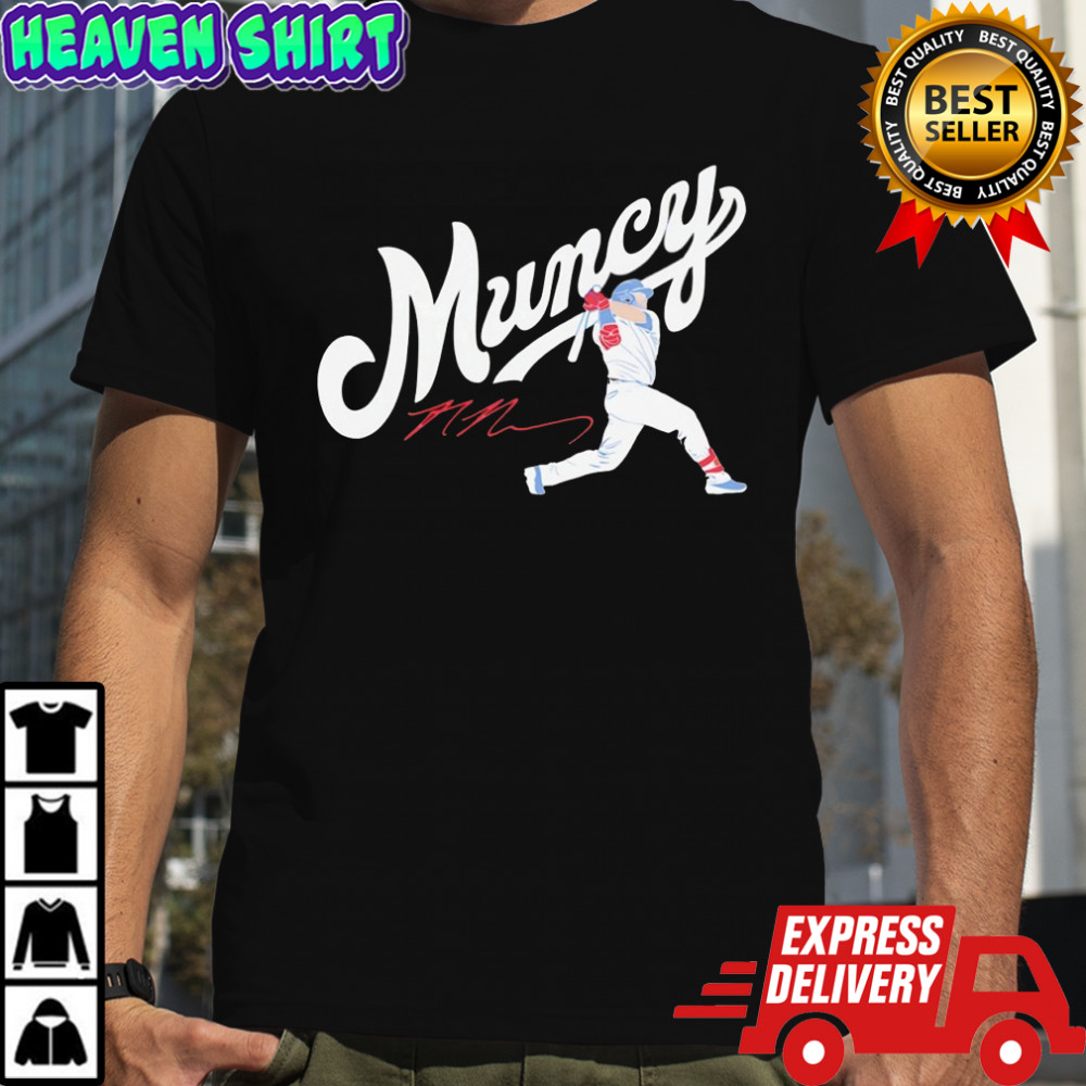 Max Muncy Los Angeles Dodgers baseball signature shirt