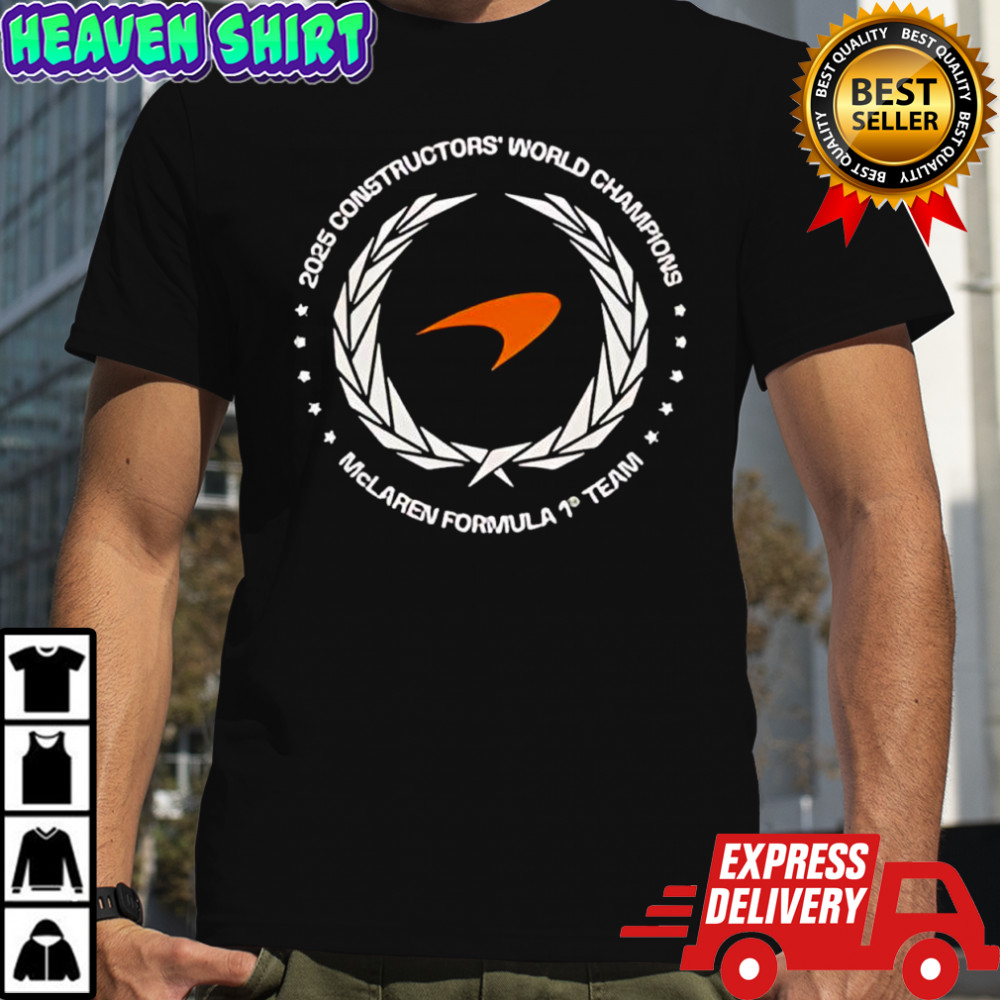 McLaren Formula 1 Team 2025 Constructors’ World Champions logo shirt