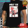 Melt ICE Police ICE skeleton graphic shirt