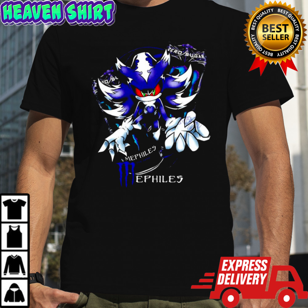 Mephiles the Dark zero sugar x Hedgehog character shirt