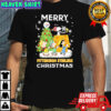 Merry Pittsburgh Steelers Christmas with Peanuts characters shirt