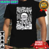 Metal Marf by Beefaroni & Marvin skull cat graphic shirt